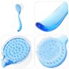 Beaupretty 3pcs Gentle Exfoliating Face Scrubber Brush Soft Bristle Facial Cleansing Tools for Deep Cleaning and Skin Care Goat and Ox Horn Brushes for Home and Travel view 3