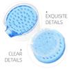 Beaupretty 3pcs Gentle Exfoliating Face Scrubber Brush Soft Bristle Facial Cleansing Tools for Deep Cleaning and Skin Care Goat and Ox Horn Brushes for Home and Travel view 4