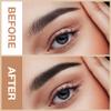 5 Pcs Ultimate Eyebrow Retractable Definer Pencils,Dual-Sided Natural Soft Textured Eyebrow Pencil, for Daily Look Eyebrow Makeup,Brow Brush,Fine Tip (2*black+2*light brown+grey) view 3