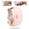 3 in 1 Automatic Electric Nail Clipper with Polishing, Electric Nail Clipper Electric Nail Trimmer with 2 Adjustable Speeds, Nail Cutter Automatic Nail Clipper for Seniors Baby Nail Care (A_Pink) view 1