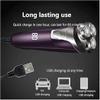 Electric Razor Shaver for Men,Wet&Dry Metal IPX7 Waterproof Removable Beard Hair Trimmer Mens Rotary Shavers Included Charging Adapter view 4
