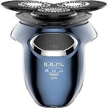 Electric Razor, Electric Shavers for Men, Dry Wet Waterproof Mens Rotary Facial Shaver, Face Shaver Cordless Travel USB Rechargeable with Beard Trimmer LED Display for Shaving Husband Dad