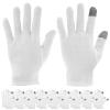 10 Pairs Cotton Gloves for Dry Hands, Reusable Moisturizing Gloves with Touching Design Convenient Jewelry Gloves for Women Men Cleaning Housework Driving Photography view 1