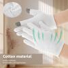 10 Pairs Cotton Gloves for Dry Hands, Reusable Moisturizing Gloves with Touching Design Convenient Jewelry Gloves for Women Men Cleaning Housework Driving Photography view 4