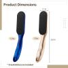 2 Pcs Nano Glass Foot Files, Long-Handled Foot Scrubbers, Hard Skin Removers with Non-Slip Ergonomic Handle, Beyond The Cream Foot File with Hooks for Men and Women view 4