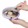 3Pcs Purple Toiletry Bag, Travel Makeup Cosmetic Cases Pouch Organizer with Zipper, Small Multifunctional Waterproof Beautiful Cosmatic Pencil Storage Purse Bags Set Large Capacity for Bathroom Women view 3