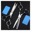 6-Inch Hair Cutting Scissors Set  Professional Barber Shears, Thinning Scissors, Hairdressing & Beauty Tools for Hair Salon, Household & Pet Grooming view 3