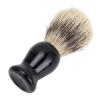 2 Pcs Men Shaving Brush, Shave Brushes Shave Cream Brush Soft Bristle Barber Brush with Wood Plastic Handle for Men Valentine Gifts Hair Salon Tool Home view 3
