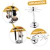 FOMIYES Men's Razor Shaving Brush Holder Bathroom Razor Stand Hair Beard Shaving Tools Storage Nonslip Base view 3