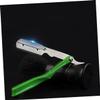 FOMIYES 4pcs Manual Razor Blade Holder Mens Shaving Supplies Barber Straight Razor Holder Multi-purpose Home Shaver Blade Storage view 3