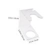 Didiseaon 3pcs Razor Brush Stand Compact Shaving Tool Organizer for Men for Bathroom and Barbershop Use Space-saving Storage for Beard and Hair Care view 2