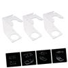 Didiseaon 3pcs Razor Brush Stand Compact Shaving Tool Organizer for Men for Bathroom and Barbershop Use Space-saving Storage for Beard and Hair Care view 4