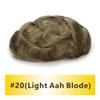 WOAITIANTIAN Mens Toupee Durable Australia Lace Base Men's Hair Prosthesis 100% Human Hair Systems Unit Invisible Swiss Lace Men Toupee Men Hairpiece Wig Wigs(Light Aah Blode,8x10) view 2