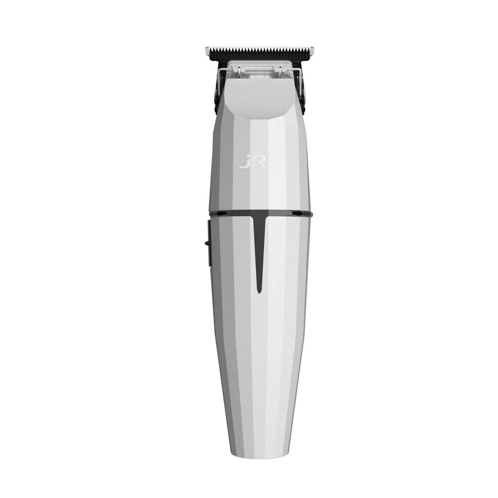 Amazon Series JRL Ghost Professional Cordless Hair Trimmer w/EZ-Gap M Blade, Smart-Clip Technology, 3.5hr Run time, 8200 RPM, Ultra Sharp T-Blade for Men's Grooming (White)