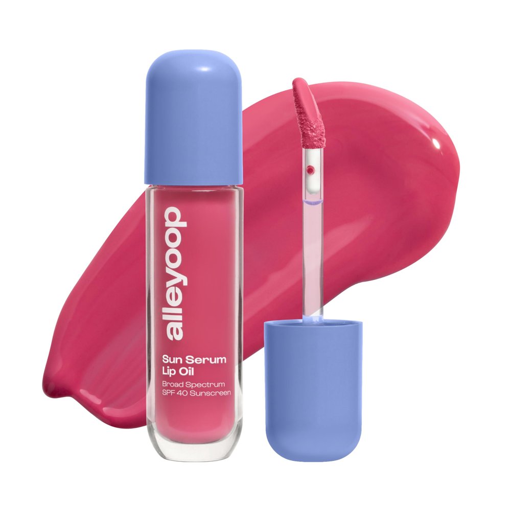 ALLEYOOP Sun Serum Lip Oil SPF 40  Tinted Lip Oil with SPF, Hydrating Tinted Lip-Moisturizer for Women, Lips Sunscreen for Cracked Lips, Smooths & Soothes, Vegan, Travel-Friendly, Whirlwind
