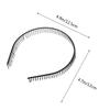 IMIKEYA Headband Comb Teeth Women Hairband Metal Hair Loop 80 Long Teeth Stylish and Comfortable for Elder Ladies view 2