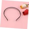 IMIKEYA Headband Comb Teeth Women Hairband Metal Hair Loop 80 Long Teeth Stylish and Comfortable for Elder Ladies view 4