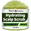 Rosemary & Mint Hydrating Scalp scrub | 100% Natural Dead Sea salt scrub for the scalp | Apple cider vinegar | Pomegranate extract || Made in Canada - Muslim Cosmetics - Rosemary Mint Scalp Scrub 4oz view 1