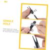 IMIKEYA Makeup Pencil Sharpeners Single Hole Sharpener Eyebrow Pencil Sharpening Tool Eyeliner for Office view 3