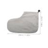 IMIKEYA 1pair Paraffin Wax Warming Foot Covers for Moisturizing Therapy Soft Treatment Socks for Relaxing Pedicures Design for Comfort Suitable for Feet view 2