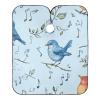 ALAZA Birds Musical Notes Barber Cape for Men Women, Waterproof Haircut Apron Beard Shaving Bib Hair Cutting Cloth 55 x 65 Inch view 1