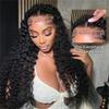 Alipearl Wigs Pre Braided Glueless Deep Wave Lace Front Wig 250% Density 13x4 HD Lace Front Human Hair Wigs Pre Styled Pre Cut Lace Ready To Wear Wig Human Hair 22 Inch view 3
