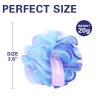 20 Pack Mini Shower Loofah Bath Sponge 20G, Soft Travel Size Nylon Mesh Puff for Body Wash, Loofah Shower Exfoliating Scrubber Pouf for Women and Men, Full Cleanse, Beauty Bathing Accessories view 2
