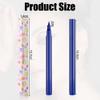 AOMIG Waterproof Eyeliner Pencil, Smudge Proof Liquid Eyeliner Pen, Eye Liner Pencils with Felt Tip, Smudge Resistant Eye Liners, Long Lasting Wear, Easy to Apply, Vegan Formula, Cruelty-Free, Blue view 2