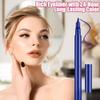 AOMIG Waterproof Eyeliner Pencil, Smudge Proof Liquid Eyeliner Pen, Eye Liner Pencils with Felt Tip, Smudge Resistant Eye Liners, Long Lasting Wear, Easy to Apply, Vegan Formula, Cruelty-Free, Blue view 4