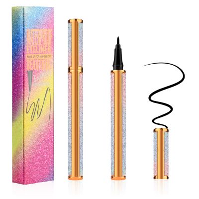 AOMIG Waterproof Eyeliner Pencil, Smudge Proof Liquid Eyeliner Pen, Eye Liner Pencils with Felt Tip, Smudge Resistant Eye Liners, Long Lasting Wear, Easy to Apply, Vegan Formula, Cruelty-Free, Black