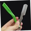 FOMIYES Foldable Barber Razor Holder for Men Durable Beard Shaver Blades Stand Compact Design for Home Use Shaving Tool view 3