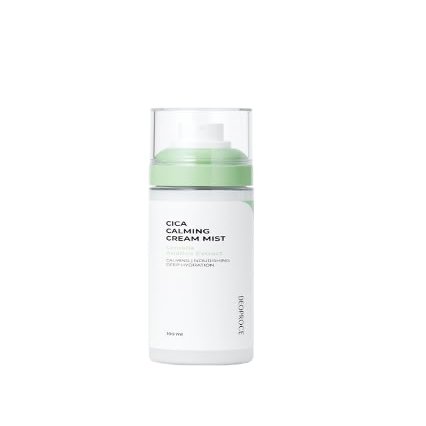 Deoproce Cica Calming Cream Mist 100ml Hydrating, soothing mist for sensitive skin. Calms irritation, redness, & dryness with Centella Asiatica (Cica) & Niacinamide. Lightweight & fast-absorbing.