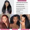 Aelinsi Brazilian Hair Kinky Straight Bundle for Black Women 12A 100% Unprocessed Virgin Hair Yaki Straight One Bundle 20 Inch Double Weft Wet 150% Density view 2