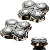 Shaver PRO 4 Head Replacement Blade Compatible with Skull Pitbull,Butterfly kiss pro & Palm Shavers,Electric Shaver & Head Shaver Blade for Bald Head Shavers for Men/Women (2 Pcs) view 1