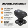 Brio Raze Head Shaver 2.0 for Bald Men, Cordless 5-in-1 Electric Razor, Mens Grooming Kit & Bald Head Shavers for Men, Rotary Shaver for Smooth Shave (Black) view 4