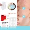 Uilita Patch Cosmetics - Hydrocolloid Acne Pimple Patch for Covering Zits and Blemishes in Face and Skin (200PCS)(Multi-Colored(200pcs)) view 3