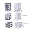IMIKEYA Type Storage Box Layers Plastic Desktop Organizer Cosmetics Storage Easy to Find Your Items view 2