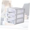 IMIKEYA Type Storage Box Layers Plastic Desktop Organizer Cosmetics Storage Easy to Find Your Items view 4