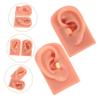 minkissy 2pcs Silicone Ear Piercing Models for Practice Realistic Training Ear Dummies for Students Professionals High-simulation Soft Models Teaching Supplies for Piercing Techniques view 4