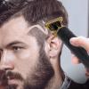 AYNEFY Hair Trimmer Set, Electric Beard Trimmer Hair Cutting Clippers with 4 Guiding Combs Multifunction Beard Grooming Kit Ergonomic Design Accuracy T Blade for Home Salon (Black) view 2