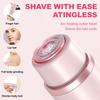 2025 2-in-1 Bikini Trimmer for Women - Painless Electric Razor, IPX7 Waterproof Dual Head Body & Facial Hair Remover for Sensitive Skin(Pink) (Pink) view 3