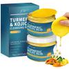Turmeric Kojic Acid Cleansing Pads - 80 Pcs in 2 Jars - Exfoliating & Hydrating Turmeric Cleansing Pads for Face view 1