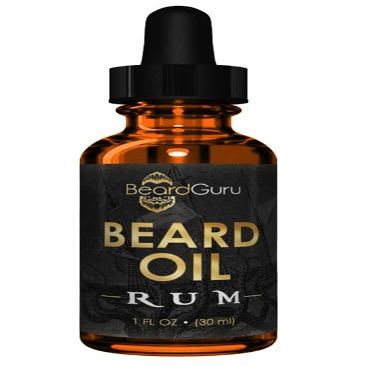 Beard Oil Moisturizes The Skin Under The Hair Stimulates Hair Growth Makes Hair Softer, Smooth Moisturizes Hair Eliminates Itchy Skin Treats Split ends And Frizziness (1 fl oz/30ml, Rum)