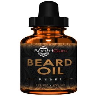 Beard Oil Moisturizes The Skin Under The Hair Stimulates Hair Growth Makes Hair Softer, Smooth Moisturizes Hair Eliminates Itchy Skin Treats Split ends And Frizziness (1 fl oz/30ml, Rebel)