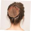 BIUDECO 10pcs Reusable Mesh Bun Covers Lace Trim for Dancers and Everyday Use Elegant Hair Nets for Scenarios view 4