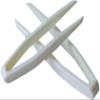 50 Pcs White Mini Plastic Tweezers, Fixed Double Eyelid Sticker Tweezers, Makeup Tool, Contact Lens Clip, Hair Removal Tweezers for Double Eyelid, Beauty Tweezers view 1