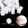 100-Piece Soft Nail Art Sponges for Ombre  Includes Grabbing Pen & Brush for Gradient Manicure Designs (White) view 3