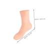 GOOHOCHY 1 Pair Overnight Moisturizing Socks for Dry Cracked Feet Reusable Socks with Honeycomb Cushioning for Enhanced Comfort Hydrating Foot Care Socks (Size L: 40-44) view 2