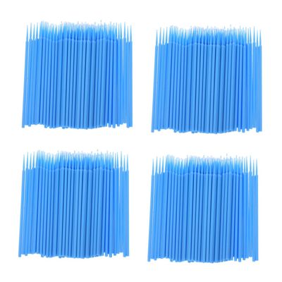 ADOCARN 4packs Lip Wands Disposable Micro Applicator Brush Esthetician Supplies Micro Swabs Beauty Cotton Brush