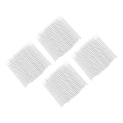 MERRYHAPY 4packs Disposable Applicator Sticks for Beauty Makeup and Tattooing Multi-purpose Swabs for Eyelashes Eyebrows and Liquid Medicine Application